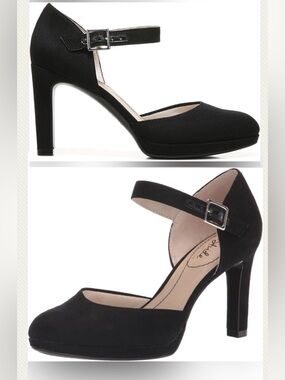 Life Stride black suede Mary Jane-style pumps Black Size 11M